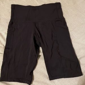 Black bike shorts